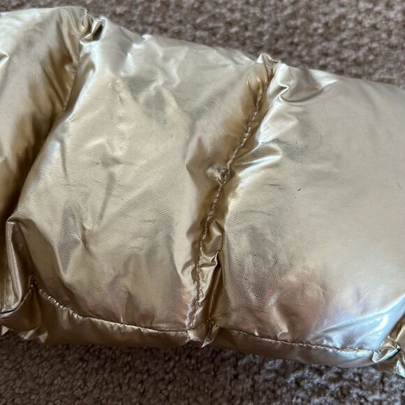 SAM. Women’s Gold Bungalow Hooded Puffer Jacket - Size XS - Picture 6 of 10